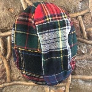 J.Crew Patchwork Tartan Driving Cap
